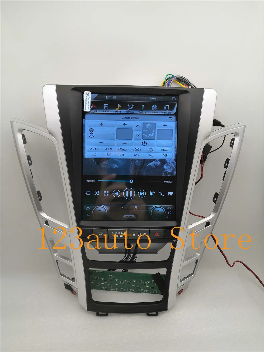 10,4 ''Tesla Стиль Android 8,1 автомобиля DVD gps плеер радио навигации для Cadillac CTS 2007 2008 2009 2010 2011 2012 PX6 carplay