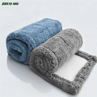 4315cm thickened absorbent coral mop cloth microfiber fleece mop head cloth cover the mop to replace cloth cleaning tool
