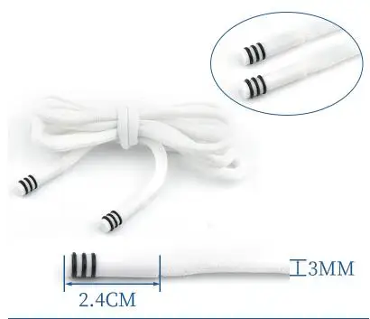 129cm long 2 шт. хлопок плоский/круглый эластичный канат для брюк одежда пояс шнурок DIY спортивные брюки шнур одежды аксессуары - Цвет: 129cm long