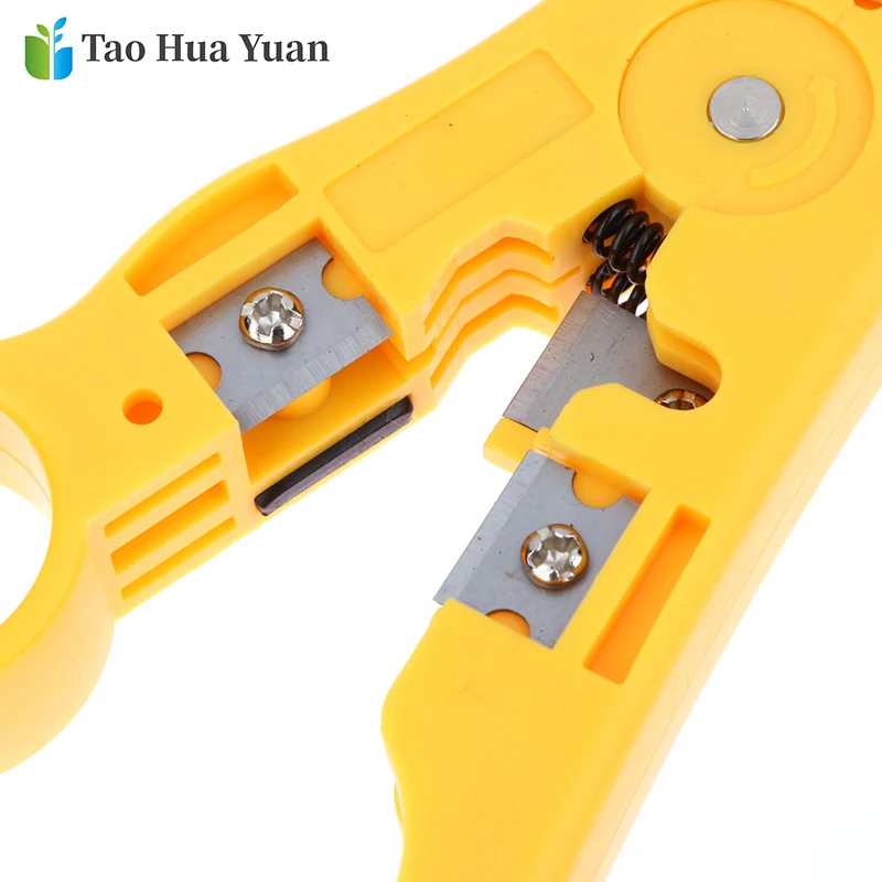 Automatic Cable Wire Stripper Electric Stripping Tools for UTP, STP, RG59, RG6, RG7, RG11 - Upgrade for Enhanced Performance - Multi-functional Cutter Stripper AA image 6