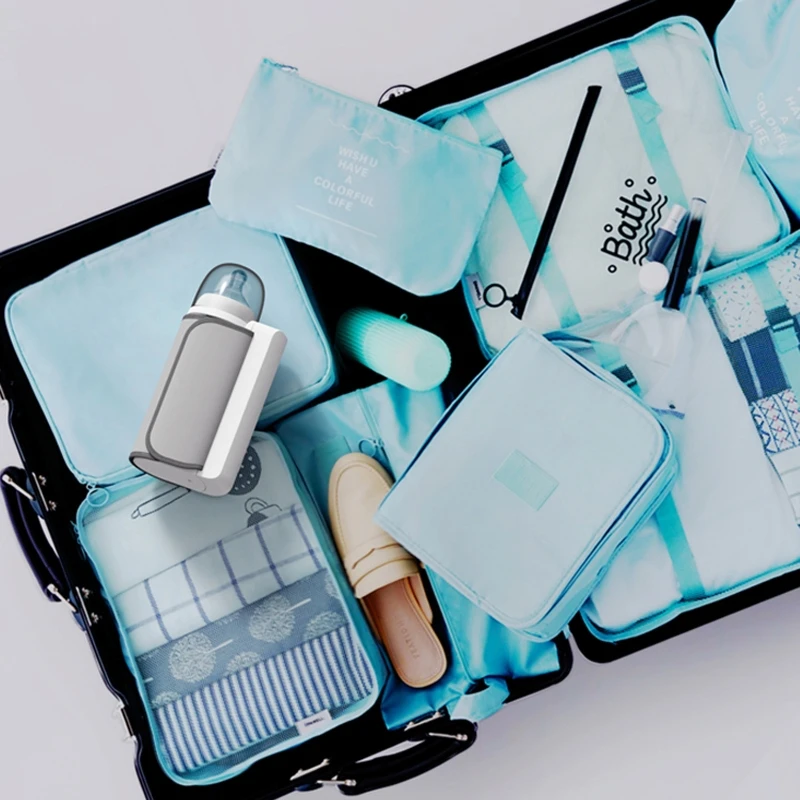 

USB Rechargeable 42C Travel Baby Bottle Warmer Heater for Milk Tea Juice Liquid