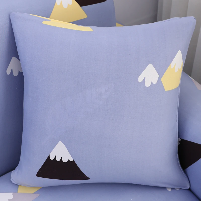 Light Blue Stretch Sectional Couch Cover Sofa Set for Living Room Single/Two/Three seat | Дом и сад