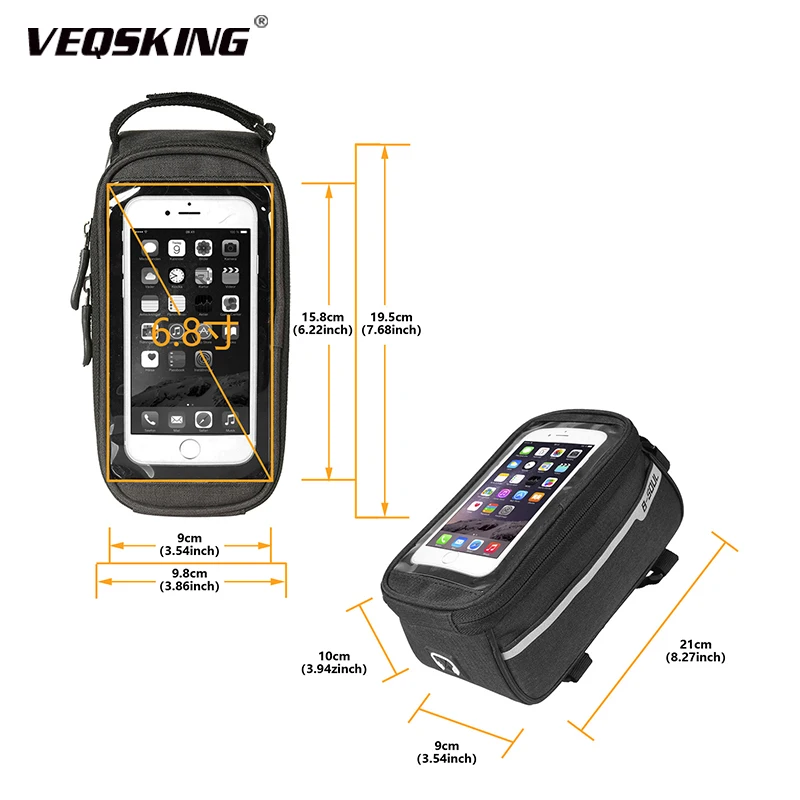 Велосипедные передние сумки-трубы сумка для горного велосипеда сумка-седло