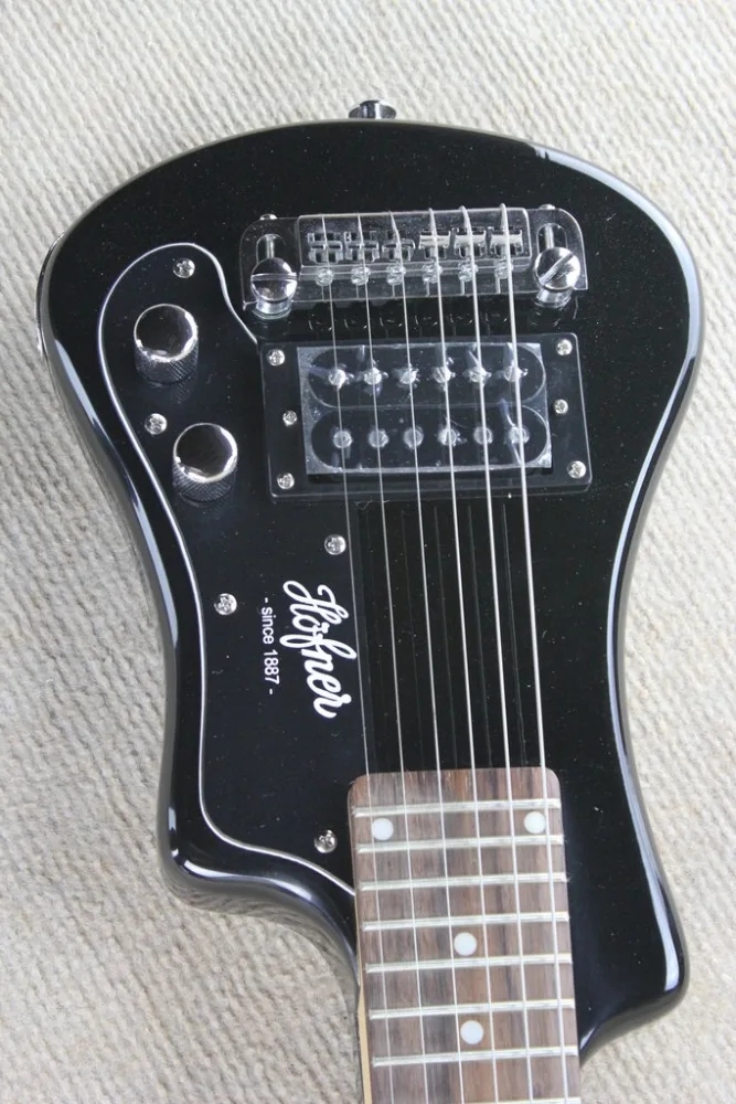 Завод+ BK/синий Hofner электрогитара мини Hofner путешествия легко взять гитара Hofner портативная гитара