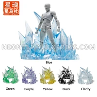 tamashii ice rock crystal effect model kamen rider shf action figure fire scenes toys special effect action toys accessories