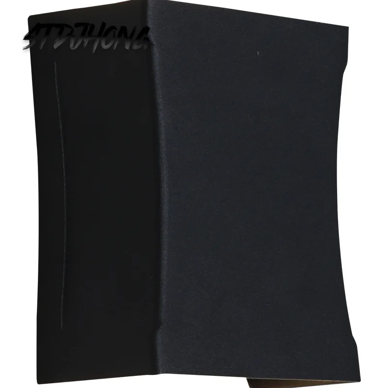 

Black Outdoor Waterproof Led Wall Light Up and Down Lower Wall Washer Lamp Villa Courtyard Balcony Wall Lamps Outdoor Lighting