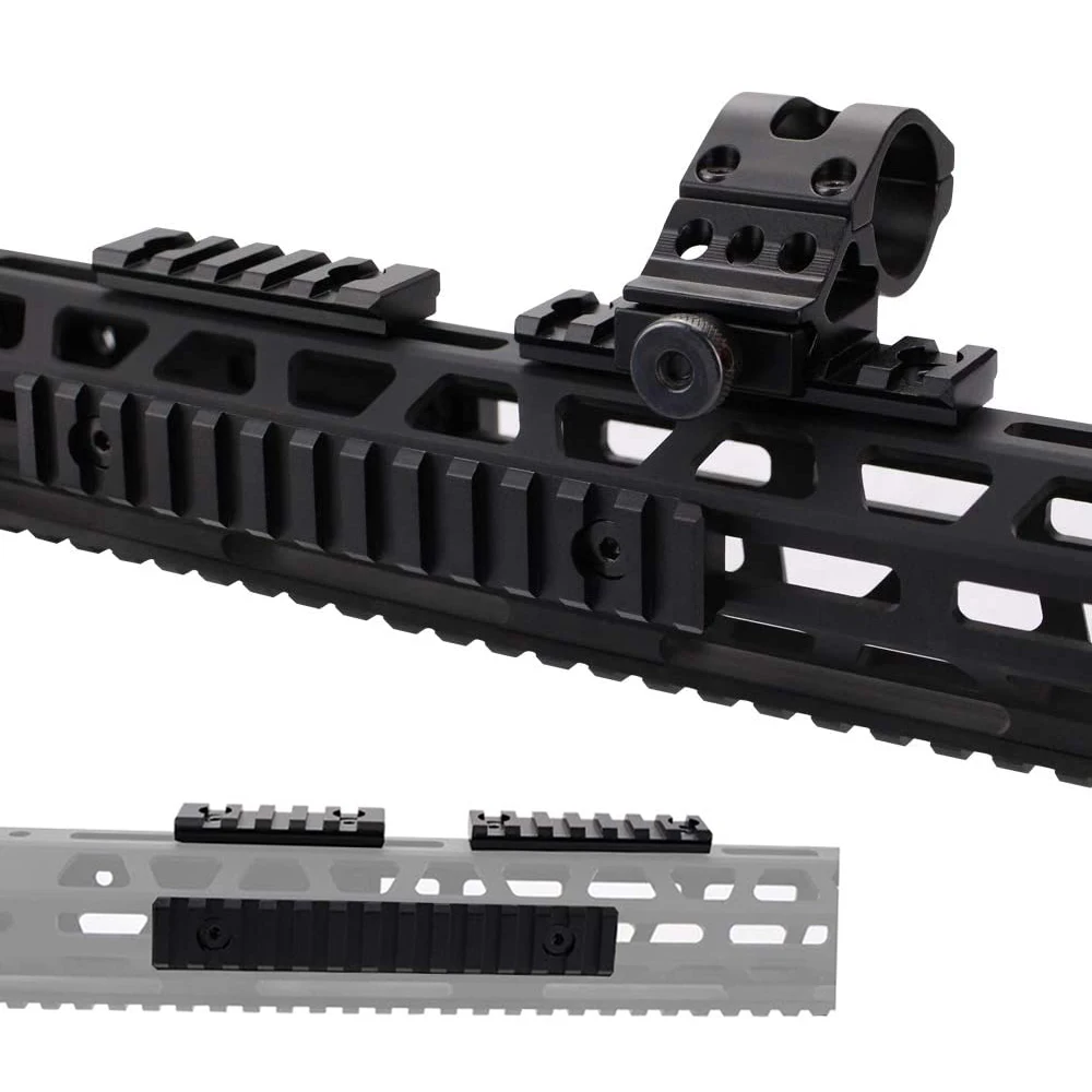 Алюминиевые направляющие M-Lok Picatinny 5 шт./компл. совместимые системы 7 9 11 13 слотов