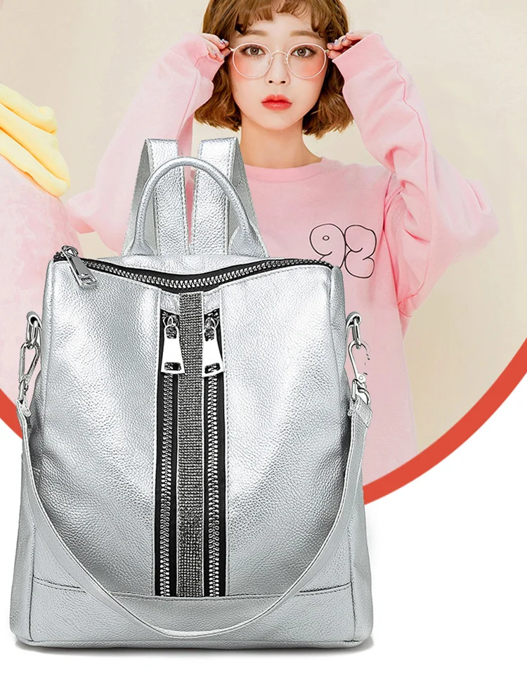 2021 новый тренд Дамская мода рюкзак высокое качество кожа многофункциональная