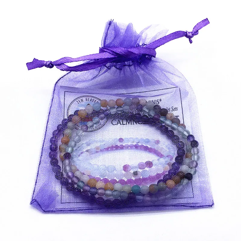 

Small Bead Stone Beads 3pcs/set Women Bracelets 4mm Round Nature Girls Bracelet 18-18.5cm Not Glass Carnelia