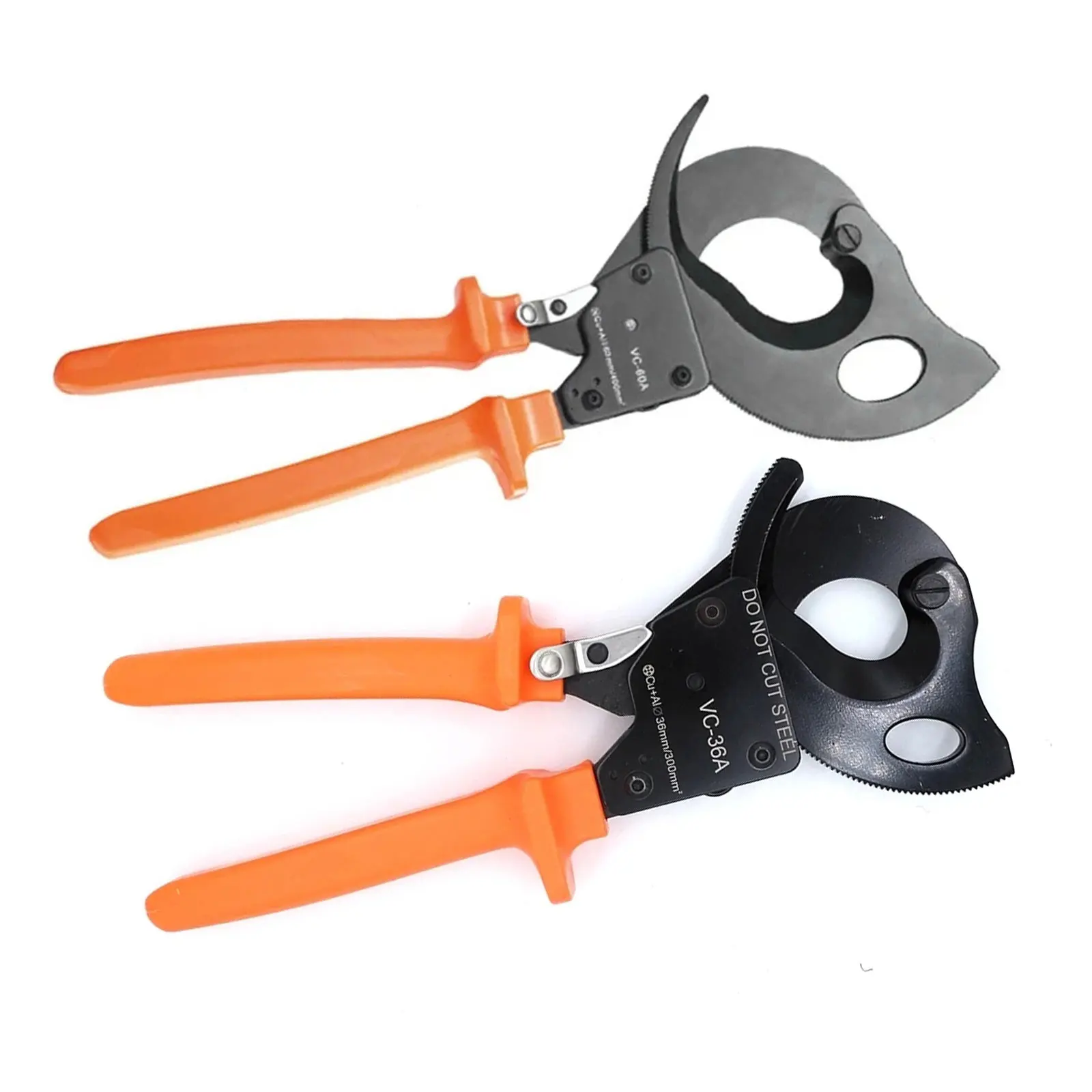 

VC-60A Hand Ratchet Cable Cutter Wire Hand Tool Plier RATCHET CABLE CUTTER TOOLS Cutting capacity 60mm-500mm