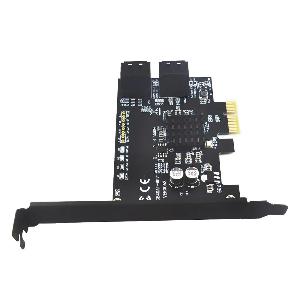 Плата расширения SATA3.0 на PCI E 4 порта 6 ГБ|Платы расширения| |
