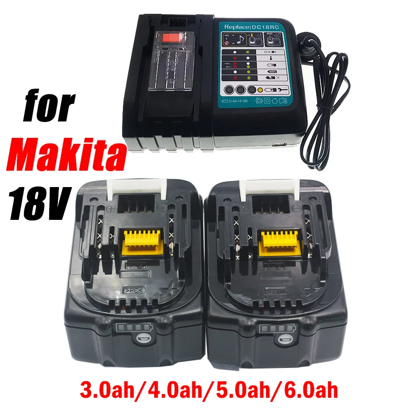 2021 для Makita 18V 6000 мА/ч 5.0AH / 6.0Ah Перезаряжаемые Мощность инструменты Батарея с