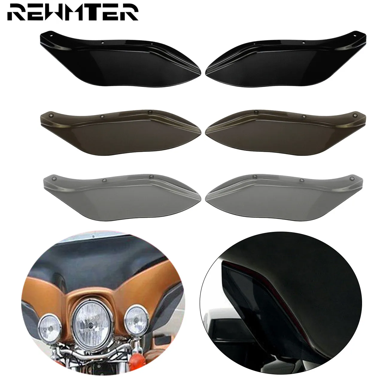 Мотоцикл боковое крыло лобовое стекло воздушный дефлектор Верхний обтекатель