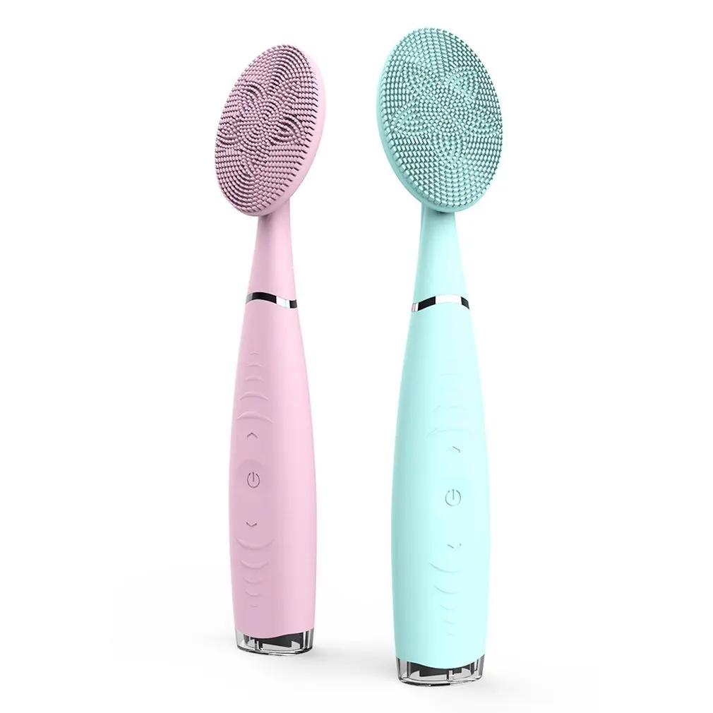 

Hand-Held Electric Silicone Cleansing Instrument Electric Wash Brush Household Portable Cleansing Massage Instrument