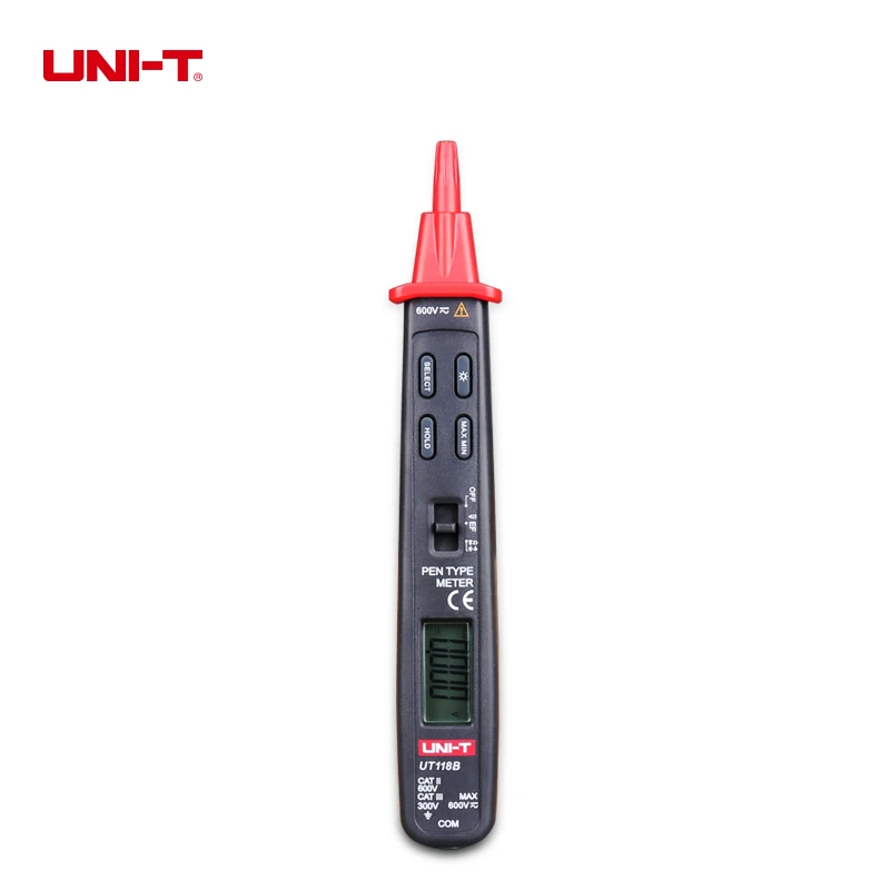 Uni t Ut118B Цифровой амперметр Мультиметр 3000 отсчетов Функция переменного /