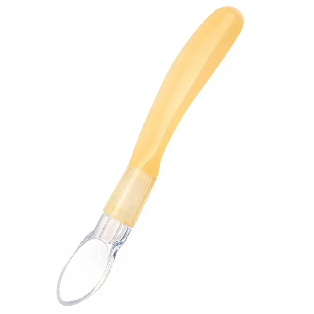 

Kids Children Flatware Feeding Spoons Baby Soft Head Silicon Spoon Baby Safety Temperature Heat Sensing Thermal Feeding Spoon