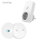 Беспроводная розетка, штепсельная розетка европейского стандарта, мини портативный пульт дистанционного управления, 200 м, светильник для вентиляторов, домашних устройств 16A, без WiFi, без приложения, простое использование tp