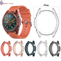protective case cover for huawei watch gt active 46mm smart watch silicone shockproof soft tpu protector case skin shell frame