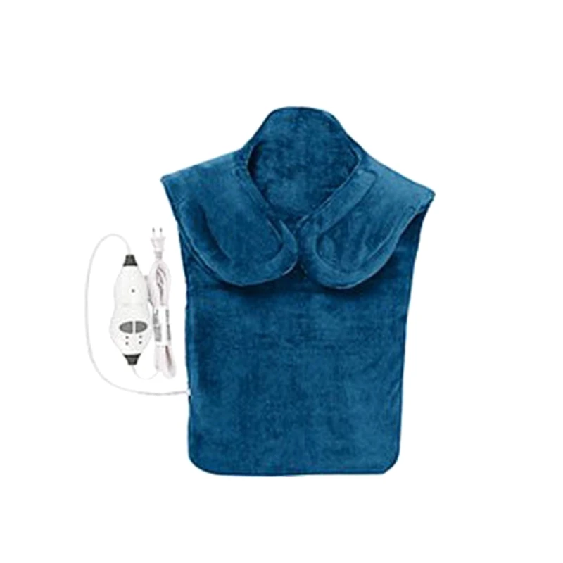

US/EU Plug Men Women Winter Electric Heating Shawl Shoulder Neck Back Hot Compress Relief Massage Wrap Relieve Pain Cape