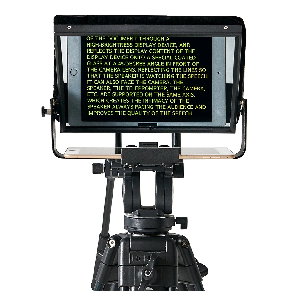 Регулируемый смартфон Teleprompter Мини Портативный сплиттер для домашнего