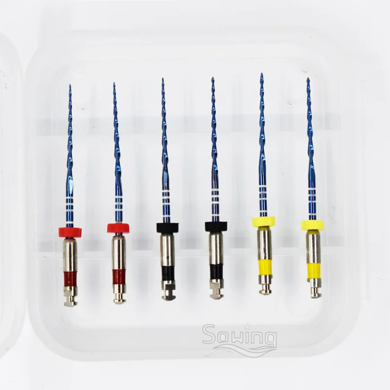Dental Endodontic Files Nickel Titanium Files Reciprocating System Only One Rotary Files Blue Color With Heat Activation 21/25mm