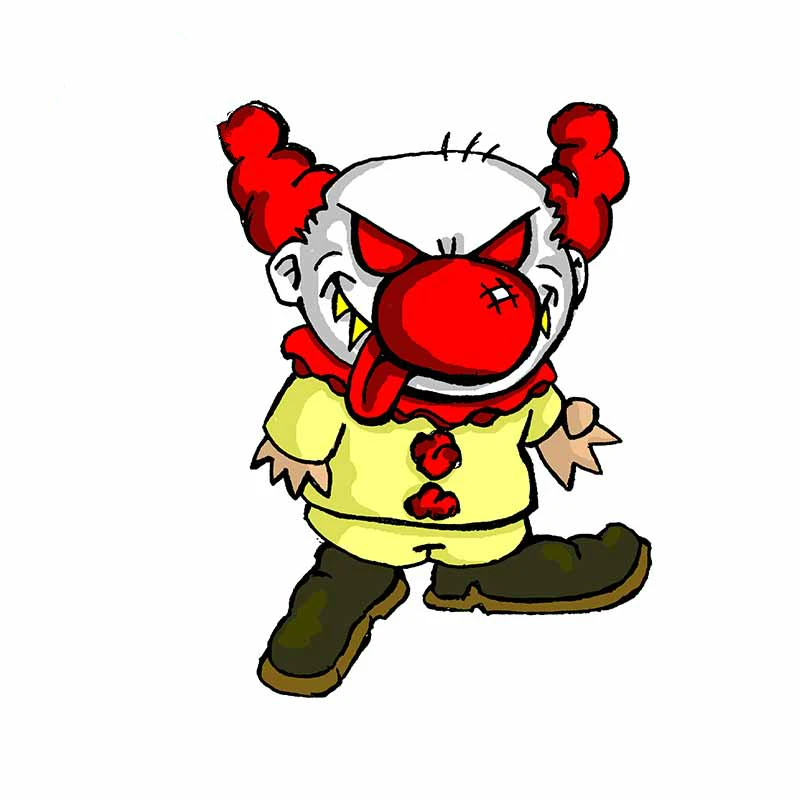 

Car Sticker Big Nose Clown Waterproof Personality Suitable for Window Covering Scratch Sticker PVC, 13cm X 9.4cm