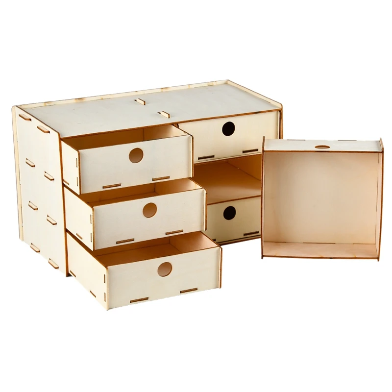 

Diy Wooden Toolbox Building Kit Perfect For Pin,Glue,Sandpaper,Clamps,Pencil,Ruler And Protractor