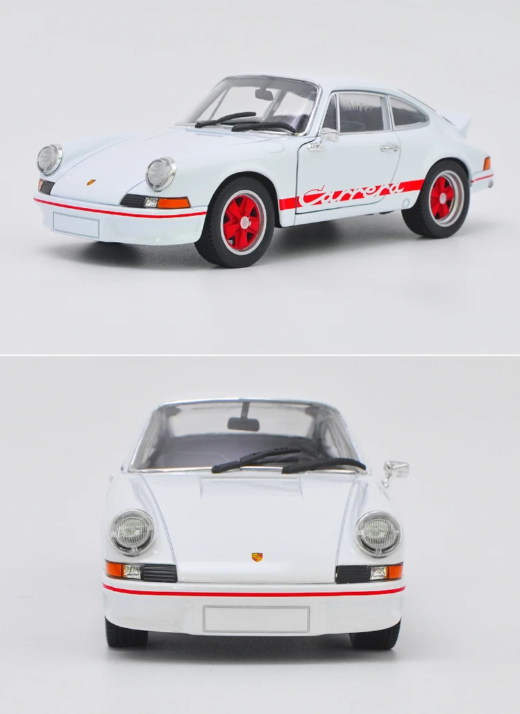 Welly 1/24 1:24 1973 Porsche 911 Carrera RS спортивный гоночный автомобиль Транспортное средство литье под давлением дисплей Модель игрушки на день рождения для детей мальчиков и девочек