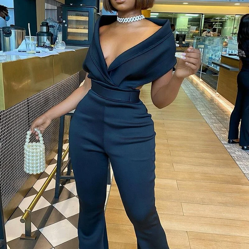 

2021 Summer Women's Slim-fit Slim One-Piece One-piece Short Sleeve Pure Color Slim Strap Halter Zipper Bottoming Shirt Bodysuits