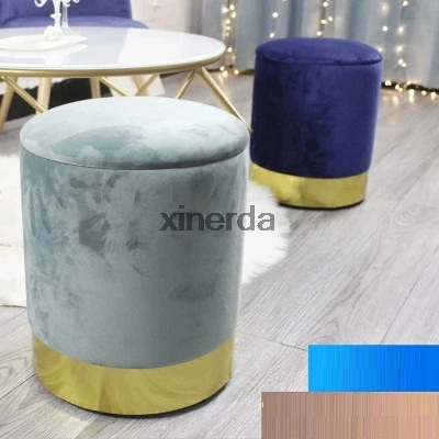 Современный круглый стул для макияжа креативный модный чайный столик табурет