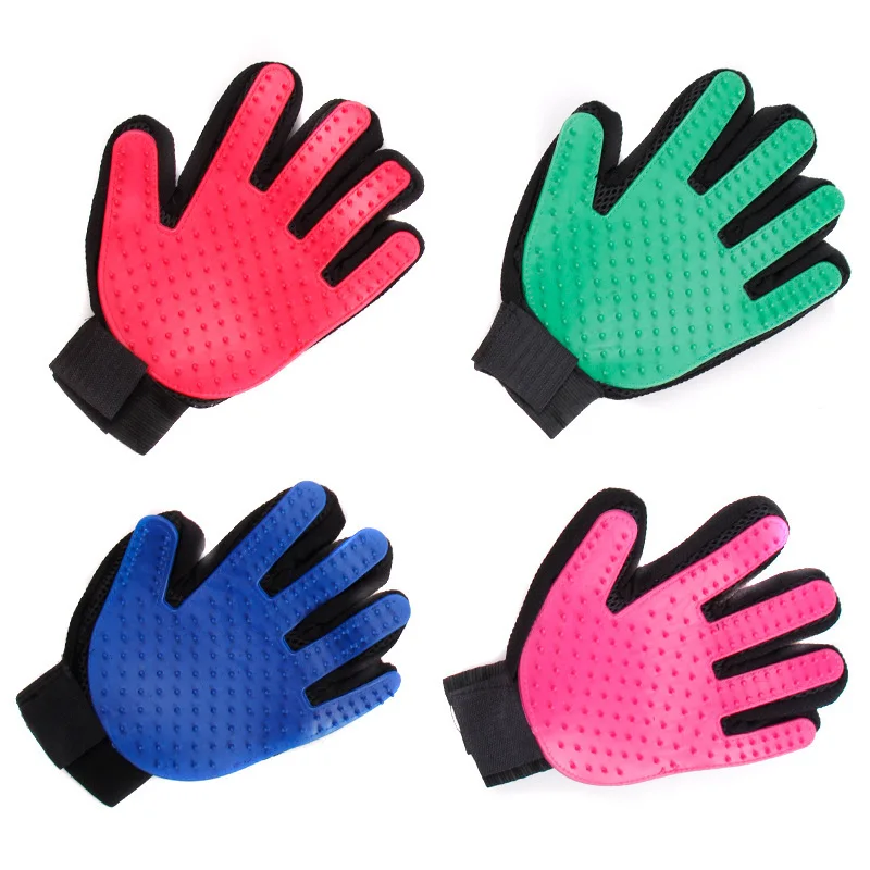 

Grooming Handschoen Voor Honden Kam Handschoen Voor Kat Vinger Reiniging Massage Handschoen Voor Dierlijke Grooming Hond Haar D