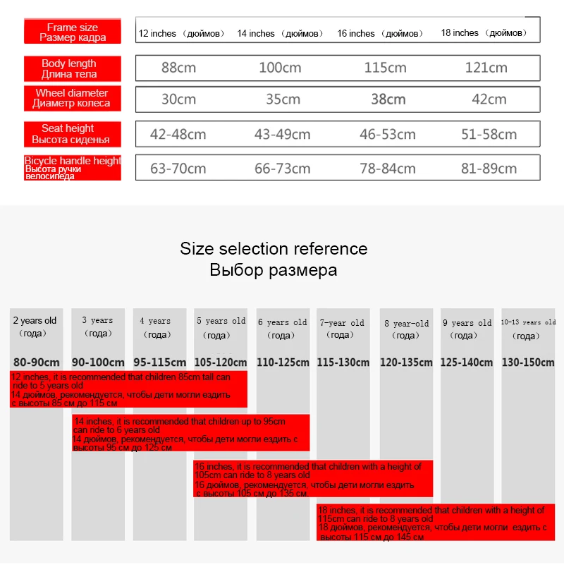 Детский велосипед 12, 14, 16, 18 дюймов, двухколесный велосипед для мальчиков и девочек 2-9 лет, детский велосипед с педальной корзиной и задней полкой