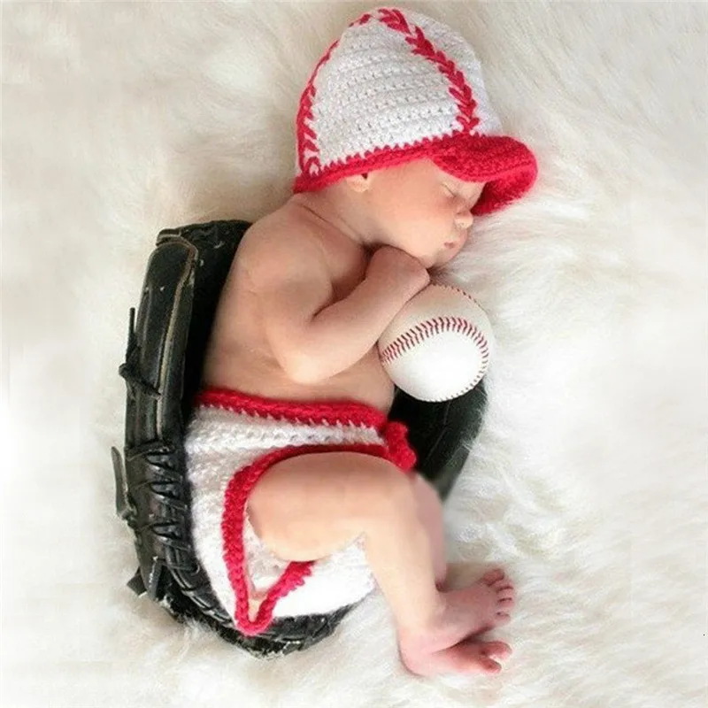 Bebe новорожденных фотографии реквизит крючком Марио Вязание Bebe костюм шапки и штаны наряды аксессуар мягкий ручной работы 0~ 12 месяцев