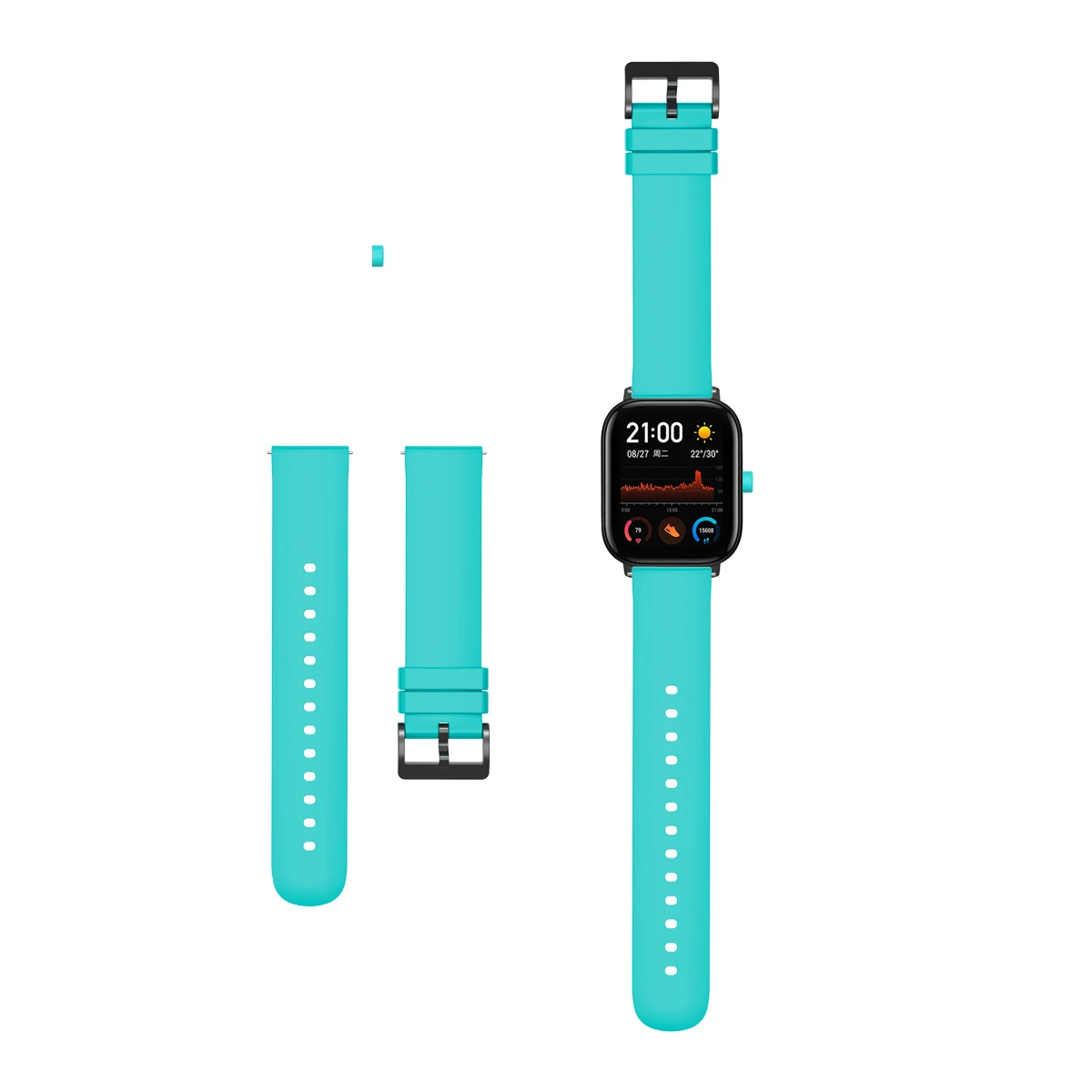 

20mm Official style Silicone Wrist Strap for Xiaomi Huami Amazfit GTR 42MM GTS Bracelet Accessories for Xiomi Mi Smart WatchBand