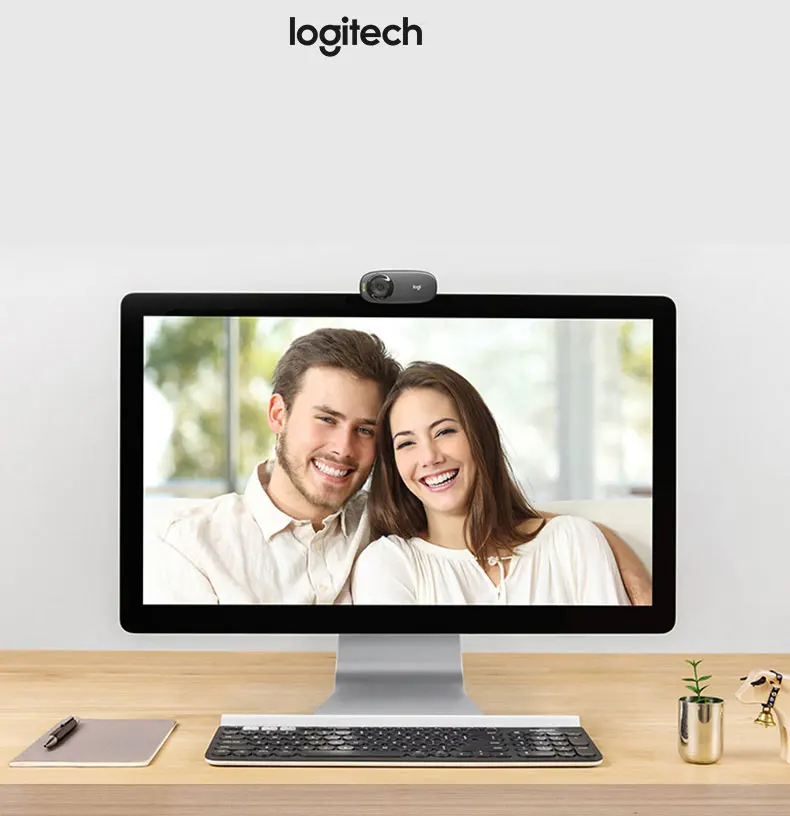 Веб-камера Logitech C310 для видеоконференций HD USB онлайн-образования | Компьютеры и