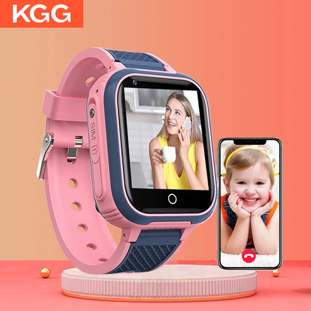 KGG KG45 4G Видеозвонок умные часы GPS Wi-Fi трекер Смарт-часы IP67 водонепроницаемые