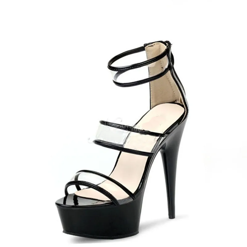 Привлекательная модель по выгодной цене облегающие сандалии на высоком каблуке