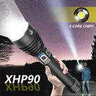 Супер яркий светодиодный фонарик XHP70, фонарик XLamp с зумом, мощсветильник фонарь, USB перезаряжаемая водонепроницаемая лампа для использования 18650 26650 для кемпинга