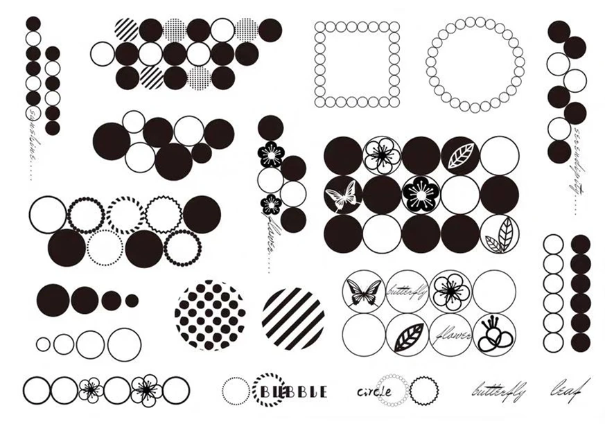 Прозрачный штамп круговой самодельный альбом для скрапбукинга бумажные изделия