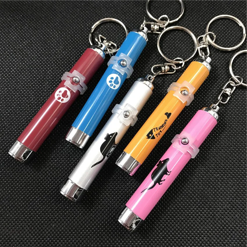 Забавная светодиодная Лазерная игрушка для домашних животных кошек лазерная