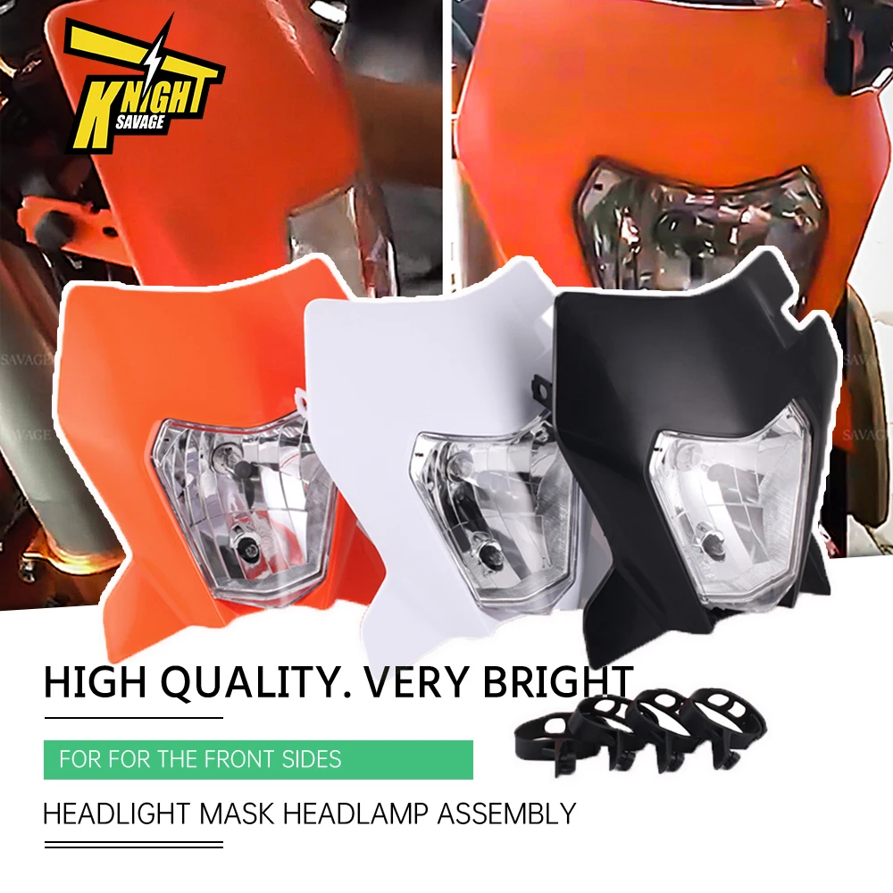 

2020 New Universal Headlight Mask For EXC ECX-F XC XCF-W XC-F XC-W SX SX-F Motorcycle Accessories Front Headlamp Assembly