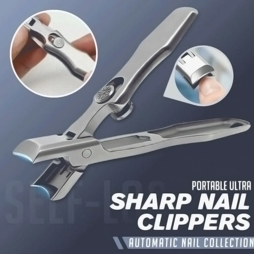 

Portable Ultra Sharp Nail Clippers Nail Art Clipper Toenail Cutters Pedicure Manicure Tools Ingrown Paronychia Correction Tool