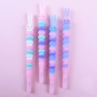 24pcsbulk creative cute pens bunny ice cream rabbit funny cool kawaii blue ballpoint anime stationery school kawai stuff thing