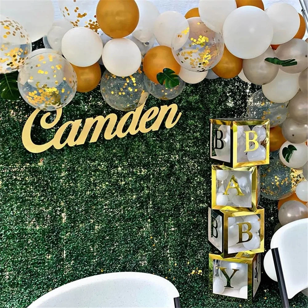 

Baby Shower Boy Girl Transparent Box Baby Shower Decoration Baby Christening Birthday Party Decor Balloon Box Baby Shower Gift