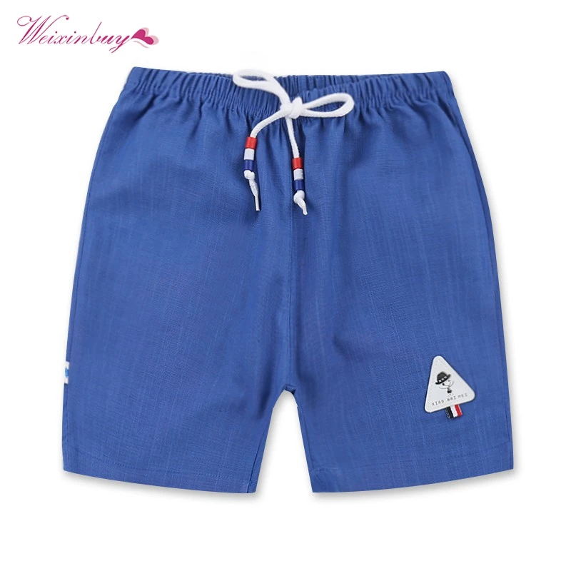 Boy Kids Shorts Children Summer Cotton Short Pants For Boys Thin Toddler Casual Clothing 2-8 Years Children's | Мать и ребенок