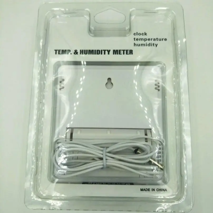 

Indoor and outdoor htc-2 large screen dual display electronic digital display indoor and outdoor thermometer and hygrometer