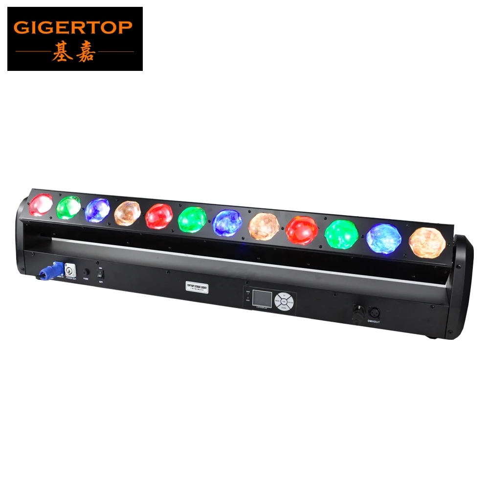 Светодиодная лента Gigertop Bar RGBW с цветным лучом подвижная головная лампа 12x30 Вт