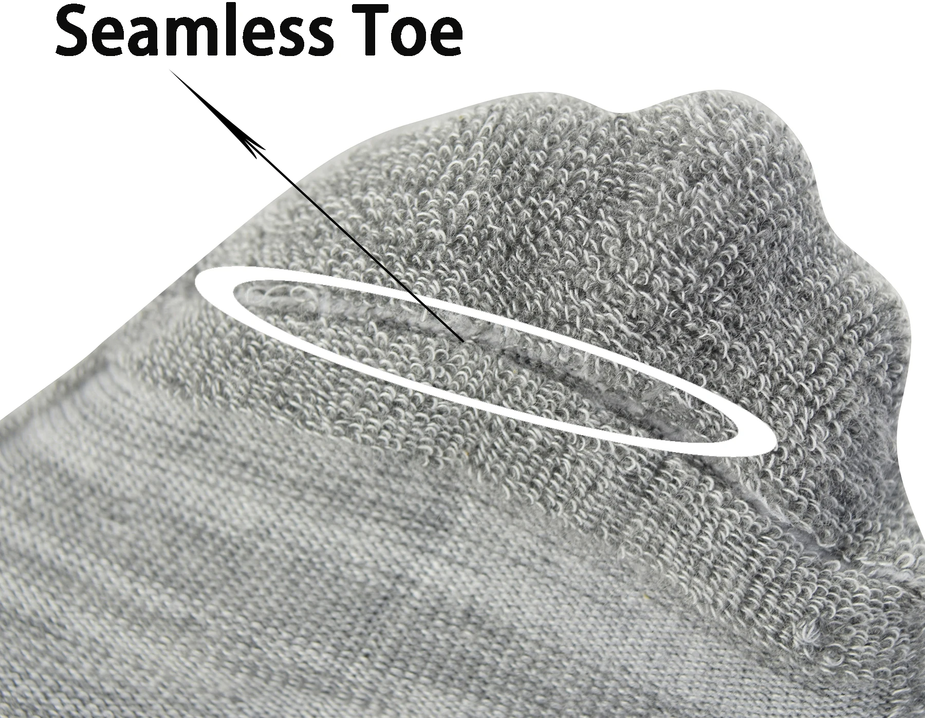 4 пары мужских бамбуковых носков по щиколотку с бесшовным носком и подушкой