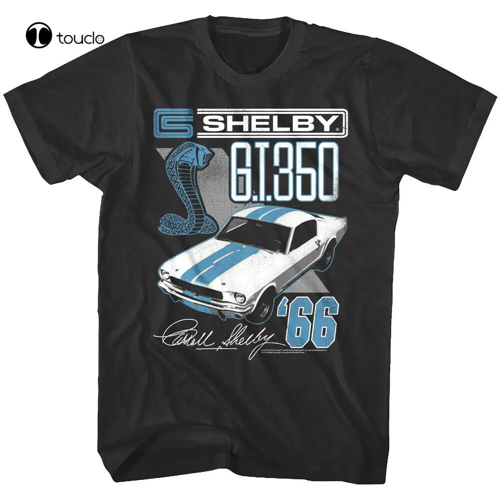 

Shelby Cobra Gt350 Muscle Car Mens T Shirt 1966 Mustang Sports Racing Motorsport Tee Shirt