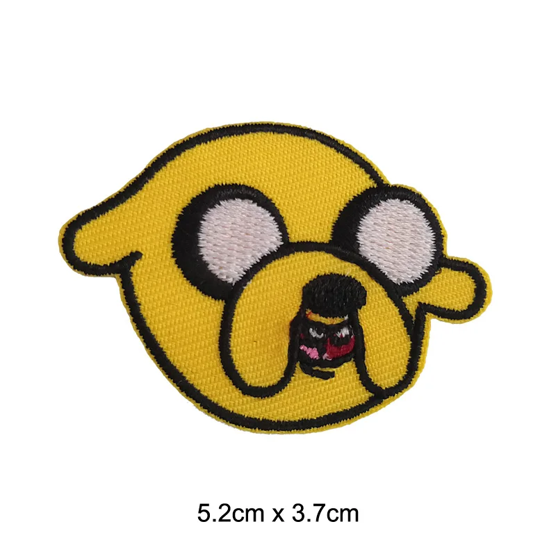 10 PCS Time Adventurer Finn and Jake Embroidered Iron On Patch the Dog Children Jacket Backpack DIY Clothing Accessories | Дом и сад